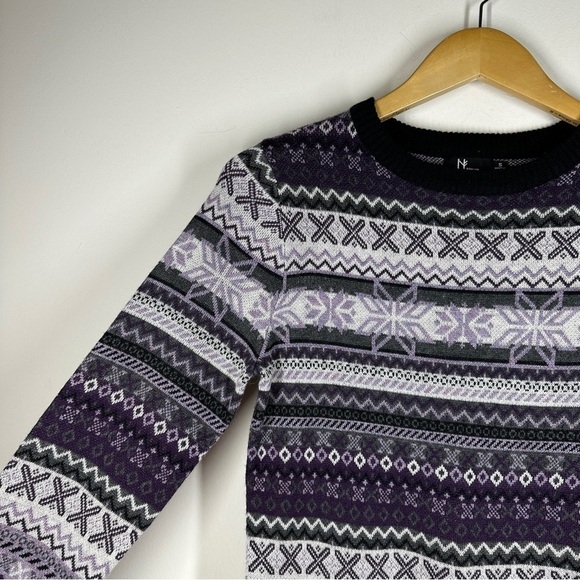 Neve Designs Zoe Crewneck Apres Ski Nordic Sweater S - Picture 3 of 8